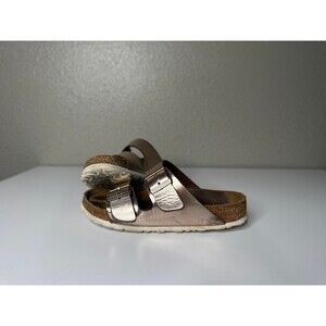 Birkenstock leather women’s size 8-8.5 metallic copper